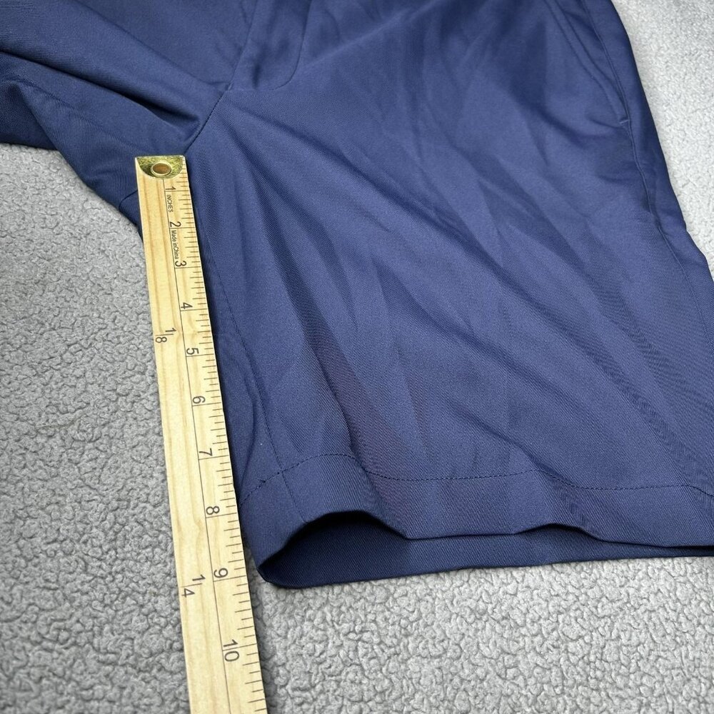 Peter Millar Shorts Mens 34 Navy Salem Classic Fit Crown Golf Stretch Wicking 9" - Picture 11 of 12